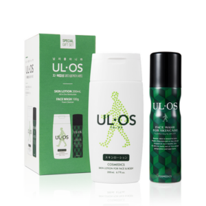 UL·OS FacialCare Set(Skin TonerLotion200ml + Wash100g)
