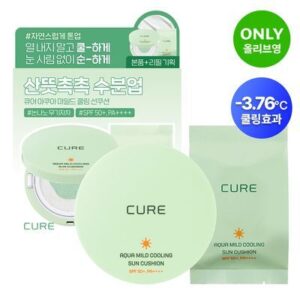Kyueo Aqua Mild Cooling SunCushion Refill Set (25g + Refill)