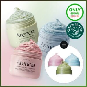 Arencia Rice Cake Soap Fresh Cleanser 120g Set 3 Options (//Blue )