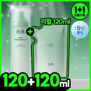HANYUL Pure Artemisia Trouble Soothing 120ml Refill Set (+ Pure Artemisia 120ml Refill)